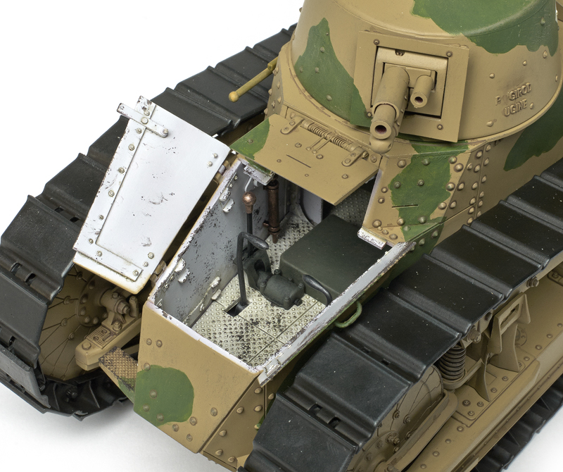 1/16 M1917 Light Tank Detail Set with Maxim MG for Takom FT-17 Kit